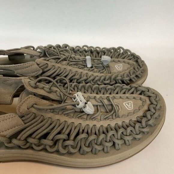 Keen Uneek Olive/Timberwolf Canvas Military Water Sandal Men Size 11M - Picture 8 of 14